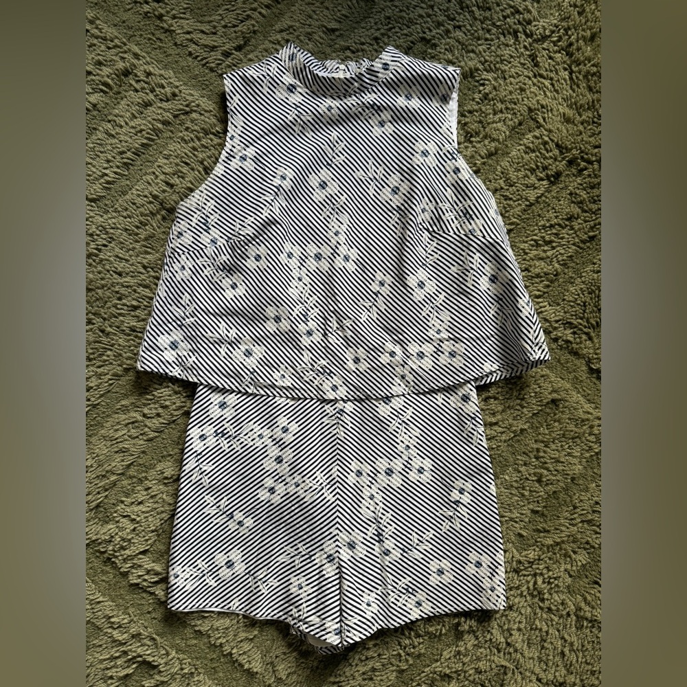 After Market Striped Romper
